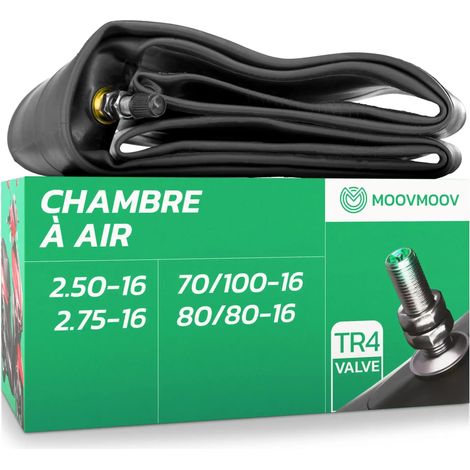 Chambre à Air 16 Pouces pour Pneus 70/100-16, 80/80-16, 2.50-16 et 2.75-16 (1/5)