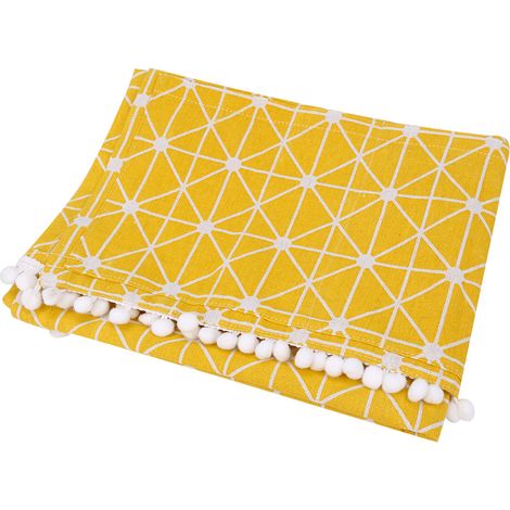 Housse de protection anti-poussière en coton et lin pour réfrigérateur et lave-linge, dimensions 130 x 53 cm, multipurpose. (1/5)