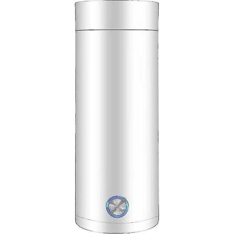 Bouilloire de voyage, bouilloire portable pour boissons saines, ébullition rapide, petite bouilloire avec arrêt automatique, 400 ml (blanche) (1/4)