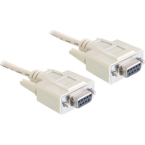 Seriell Nullmodem 9 pin female sur 9 pin female 1.8 m, Kabel Verwendung: Nullmodemkabel (1/2)