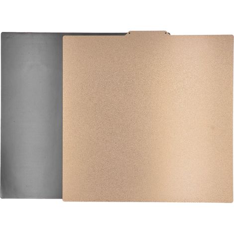 Plaque de construction PEI texturée Double face, Plate-forme d'imprimante 3D 377x370mm avec Base magnétique pour Ender 5 Plus (1/5)