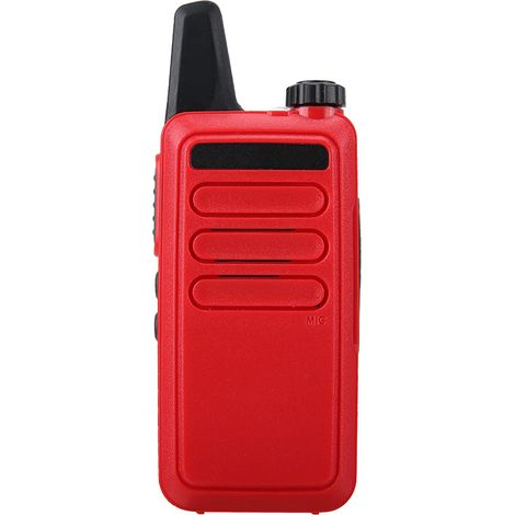Mini talkie-walkie radio bidirectionnel HD ultra-mince et anti-interférences, compatible avec Baofeng (modèle E).
