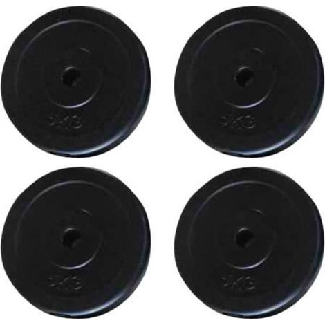 vidaXL Discos de pesas 4 unidades 20 kg (1/2)