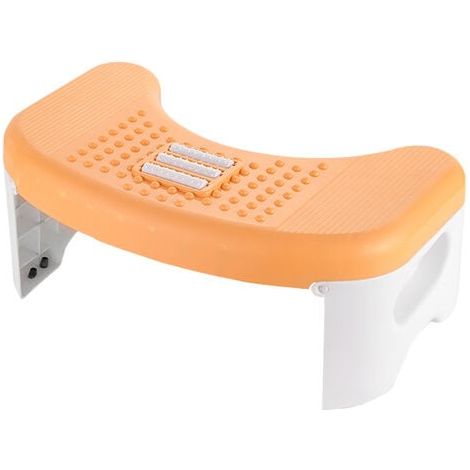 Tabouret de toilette – Tabouret accroupi pour caca de toilette pour salle de bain, capacité de 350 lb, enfants, adultes, personnes âgées, enceintes, tabourets de toilette pour caca, pour une bonne pos (1/5)