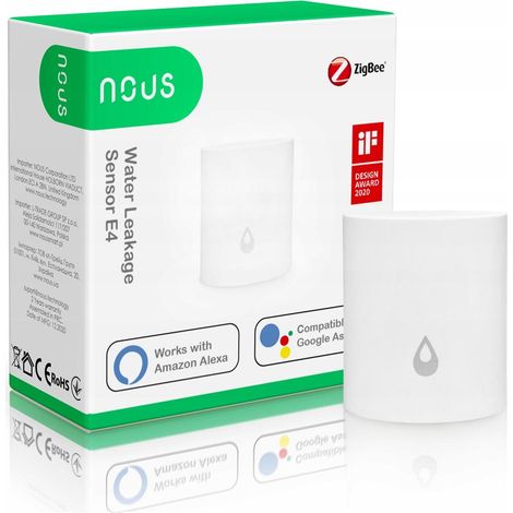 Sensor de fugas de agua Nous e4 ZigBee 3.0 IP66 (1/2)