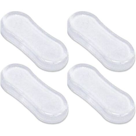 Set mit 4 WC-Sitzpuffern, WC-Sitzauflagen, WC-Deckelgummis, WC- und Badezimmerzubehör für Zuhause, Hotel und Gastronomie (1/5)