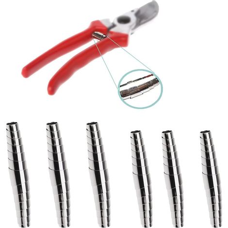 6pièces Remplacement du ressort des ciseaux de jardin,ressort cisaille Pour sécateurs, cisailles de jardin et ciseaux robustes : économise vos efforts et améliore votre efficacité (6 cm/8 cm) (1/5)