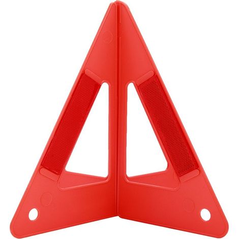 Panneau stop, triangle de signalisation d'urgence pliable, haute visibilité, pour voiture, travaux routiers (1/5)
