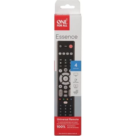 Télécommande universelle ONE FOR ALL - URC1242 Essence Basic 4in1 (1/3)