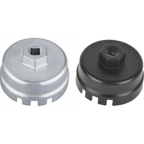 2 PCS Clé de Couvercle de Filtre à Huile 64.5mm / 14 Coin Pour Toyota, Lexus, Camry, RAV4, Hanlanda et Autres Véhicules (1/5)
