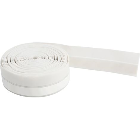 Bande d'étanchéité autocollante 5M 25mm pour portes et fenêtres, isolation phonique et protection contre la poussière (blanche) (1/5)