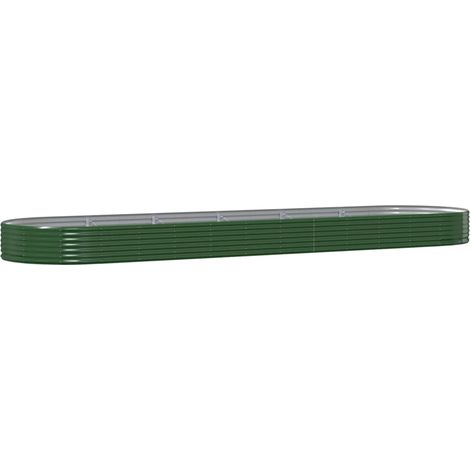 Maison Exclusive - Hochbeet Verzinkter Stahl 523x140x36 cm Grün