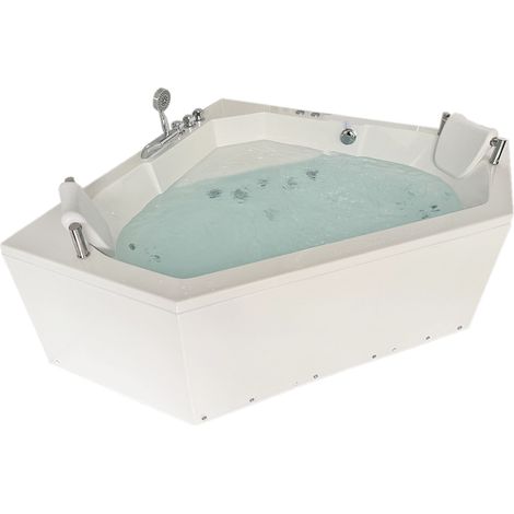 Vasca da bagno Idromassaggio per 2 persone Cromoterapia 150x150cm – Carmen (1/4)