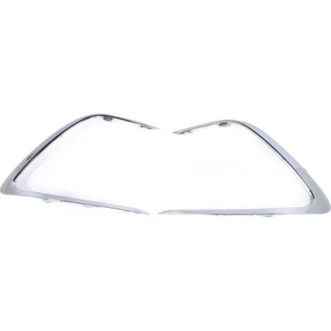 Baguettes chromées pour le pare-chocs avant des modèles Camry Hybrid LE/XLE 2021-2023. (1/2)