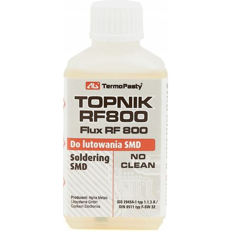 Fundente RF800 con pincel, 50 ml