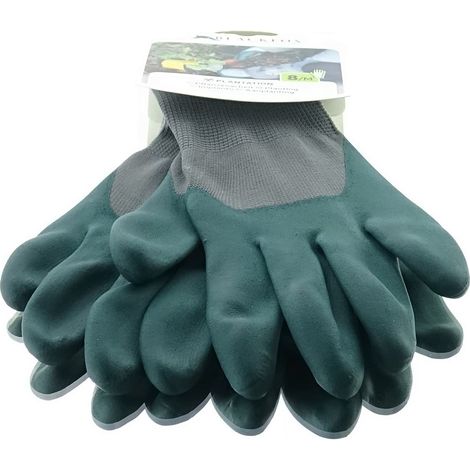 BLACKFOX® Garten - Handschuhe Pflanzenarbeit Grün Größe 8/M (1/2)