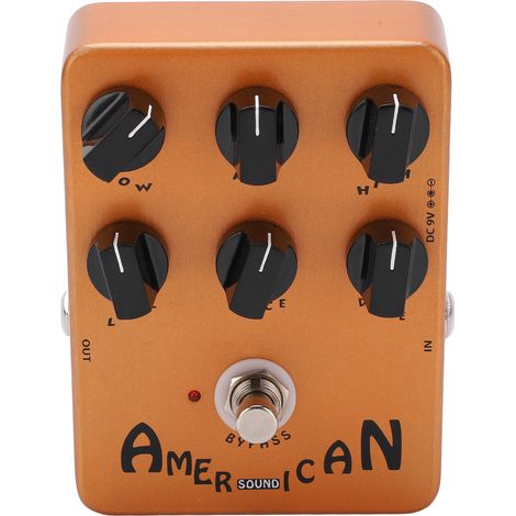 Simulateur d'amplificateur, simulation de baffle de guitare électrique, pédale d'effets, 6 potentiomètres, réglage 6 mA (1/5)