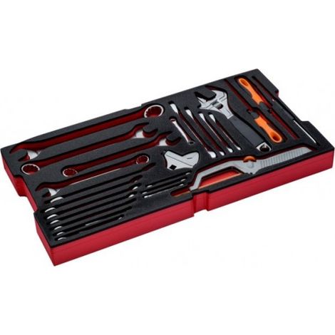 BAHCO - Jeu de clés, module pour 4750RCHDW01 Caisse rigide à usage intensif - 25 pcs