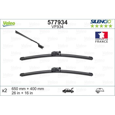 Balai d'essuie-glace Valeo 577934 LEXUS 8521278010 85212F4010 85212YZZDA