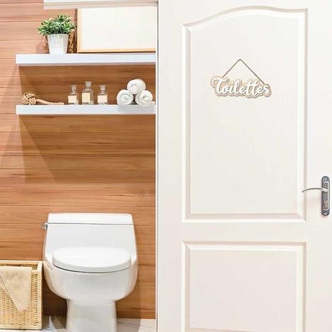 Bathroom Hanging Word (1/4)