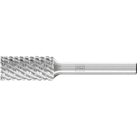 PFERD TOOLS Hartmetall Frässtift Zylinder ZYAS stirnverzahnt 12x25mm Schaft-Ø 6mm TITANIUM für Titan