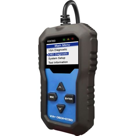 KONNWEI KW350 V007 convient à l'instrument de diagnostic de voiture de scanner de détecteur d'instrument de diagnostic de voiture de Volkswagen Audi (1/5)