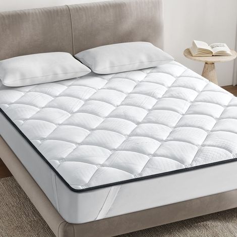[JAMAIS UTILISÉ] Surmatelas 140x190 cm - INRE, Confort Optimal - Moelleux, Anti-acarien, Respirant - Double Face - pour Matelas 2 Places