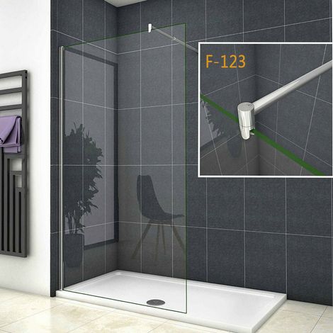 80 x 200cm walk in +70-120cm ziehbar für 6-10mm Glas (F-123) Stabilisierungsstange