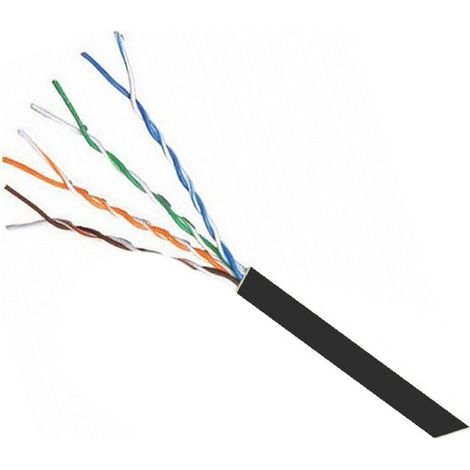 Bis-Electric – Câble RJ45 catégorie 7a – Débit 10 Gbit/s – Couronne 100 mètres – Câble FTP avec blindage par paire