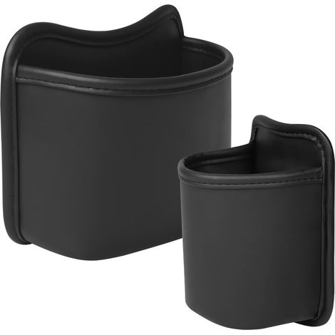 Porte Gobelet De Voiture Porte Gobelet à Clipser sur Le Siège 2 pièces Siège De Porte De Voiture Organiseurs en Cuir Poche De (1/5)