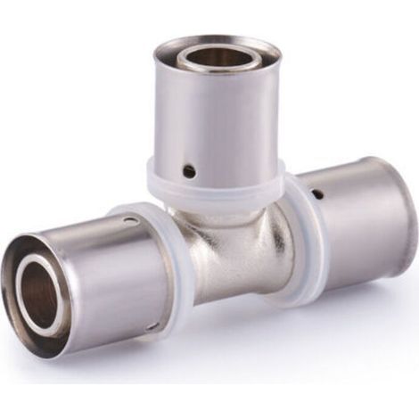 Raccord multicouche,Multicouche à sertir té multiprofil égal Ø20 Accessoires de joints spéciaux pour tuyaux de chauffage par le sol