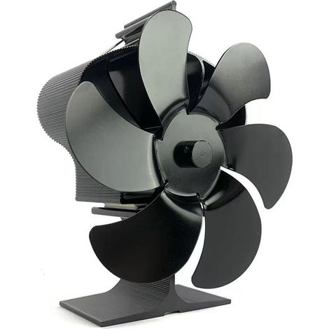 Ventilateur de cheminée-LT371 puissance thermique aucune puissance requise résistance aux hautes températures 6 lames 152mm × H196mm