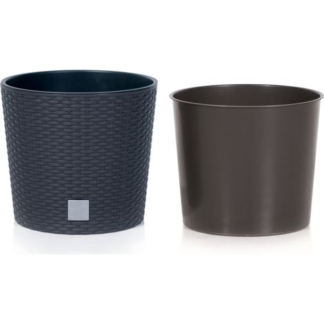 Vaso rotondo Rato DRTUS300L con inserto  Antracite (1/3)