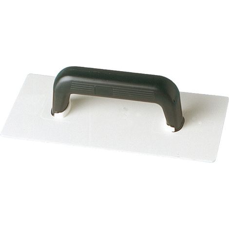 Platoir à Gréser Poignée Fermée – Taloche Acier Inox Dentée – Outil de Maçonnerie pour Application de Mortier, Colle à Carrelage – Prise en Main Ergonomique – Finition Propre et Précise