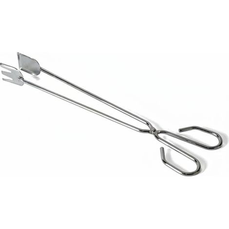 Tenaglie Barbecue Pinza a Forbice Metallo Griglia Cucina Esterno 35 cm