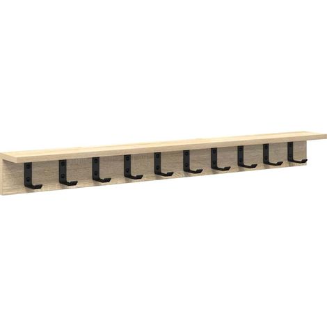 Maison Exclusive - Wandmontierter nachttisch Sonoma-Eiche 100 x 1
