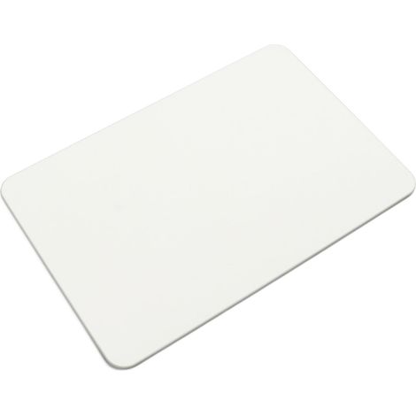 Tapis de bain blanc antidérapant à séchage rapide, absorbant stable pour salle de bain, 60x39cm (1/5)
