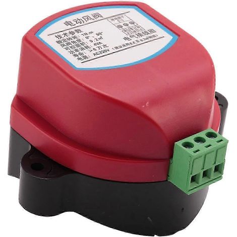 Actuador de 220 V para válvula de compuerta de aire, controlador de válvula de viento motorizada para conducto de aire eléctrico, 1 Nm para edición de ventilación 0710