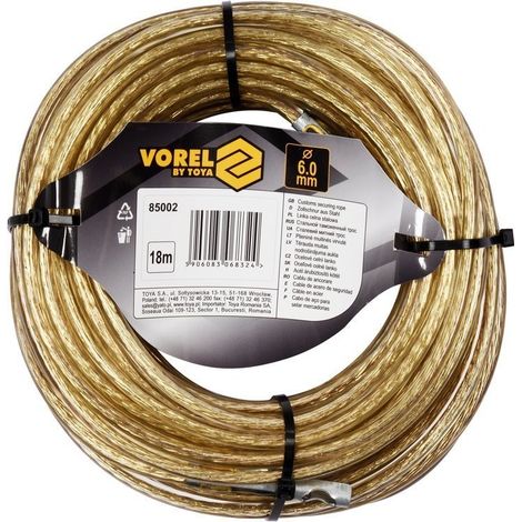 VOREL 85002 Seil 18 m Metall (1/3)