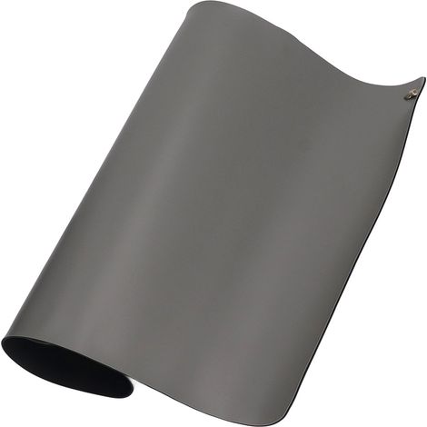 Tapis de table antistatique avec fil de mise à la terre, tapis de travail antidérapant en caoutchouc pour la maintenance électronique