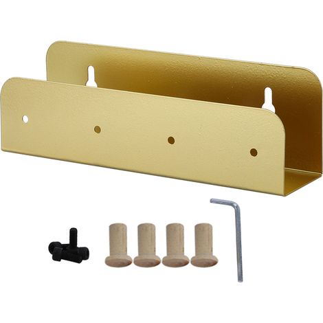Porte-Manteau Mural - Fer Et Bois - Rangement Chapeaux Vestes Sac - Design Moderne - 1 Piece (1/5)