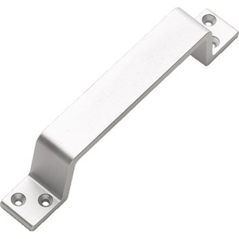 Poignée de tirage longueur 150mm entraxe 130mm aluminium anodisé mat droite DUVAL 72 0102 1502