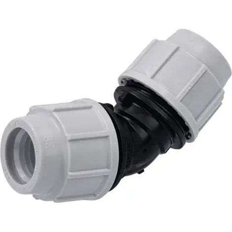 Coude 45° à compression Série 7 PE Ø50 - Plasson (1/2)