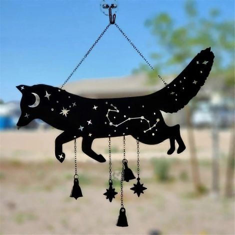 Carillon éolien pour lapin de Pâques, accessoire de décoration vintage en forme de cloche à vent. (1/5)