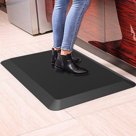 Tapis de sol anti-fatigue extra épais de 25 mm - 100 x 50 cm (L x l) - Tapis de cuisine, Tapis pour bureau debout, Mousse PU avancée 140D - Confort ergonomique à la maison, au bureau, au garage (1/5)