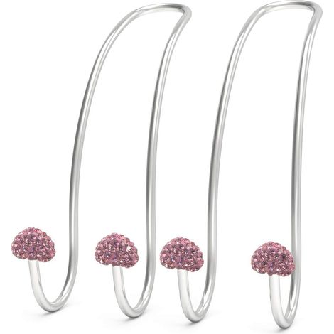 Crochet Pour Siège Auto - Acier Inoxydable - Compatible Tous Véhicules Avec Tiges Métalliques Entre Dossier Et Siège - 2 Pièces (1/5)