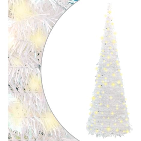 Furniture Limited - Sapin de Noël artificiel escamotable 200 LED (1/5)