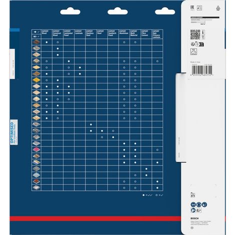 Bosch EXPERT Kreissägeblatt Aluminium cordless, 305 x 2,4/1,8 x 25,4 mm, Z80