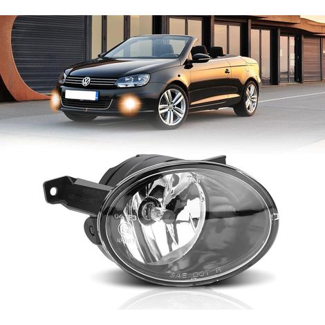 Feux anti-brouillard compatibles avec Volkswagen Beetle Caddy 3 Eos Golf 6 / Cabriolet/Plus Jetta 4 Up, (VW 5N 5C1 5C7 2K 1F7 5K1 AJ5 517 5M1 521 162 1T3), SEAT Alhambra 710, 1 Pièce D (1/5)
