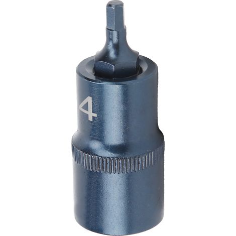 Clé à douille rapide hexagonale 1/2 pouce en acier allié S2 bleui pour outillage manuel et quincaillerie (1/5)